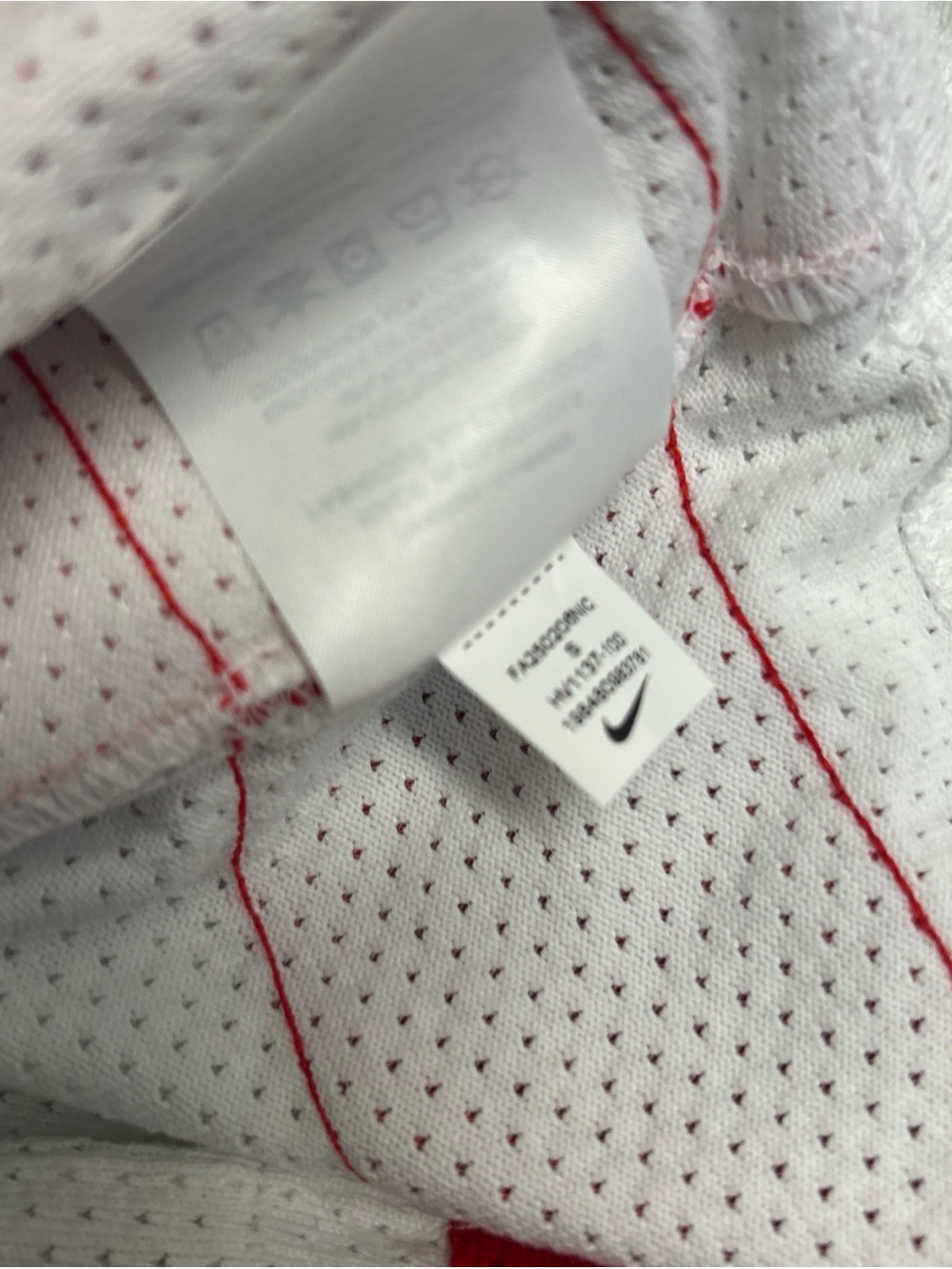 Nike Sportswear Club Oversized White Hockey Jersey Sweater HV1137-100 Men’s Smal - Picture 15 of 16